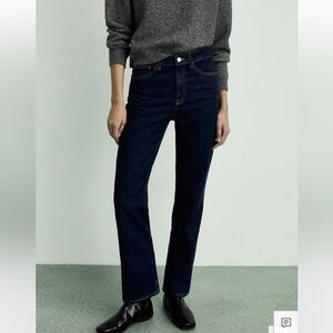 Mango MNG STRAIGHT-FIT RINSE-WASH JEANS Size 2